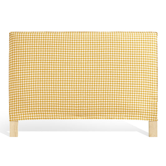 Ochre Gingham Slipcover