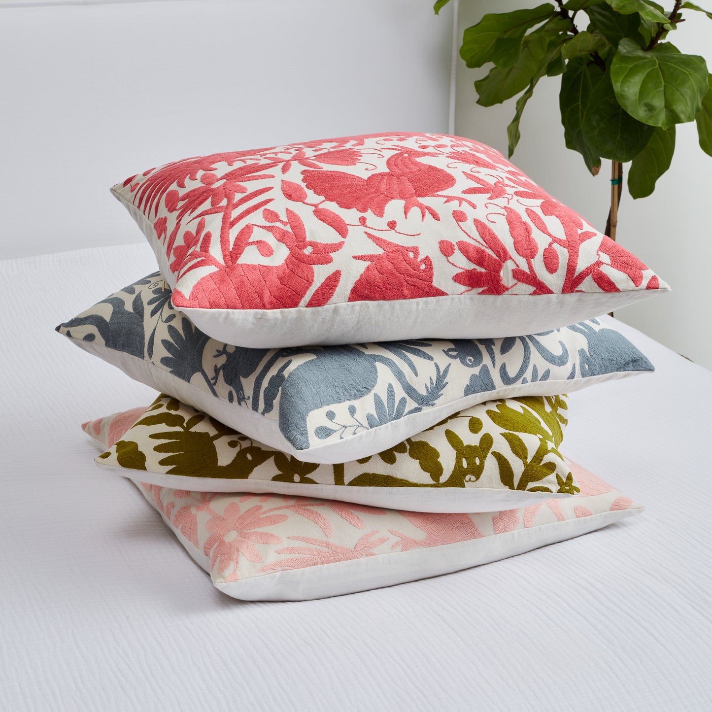 Coral Otomi Pillow