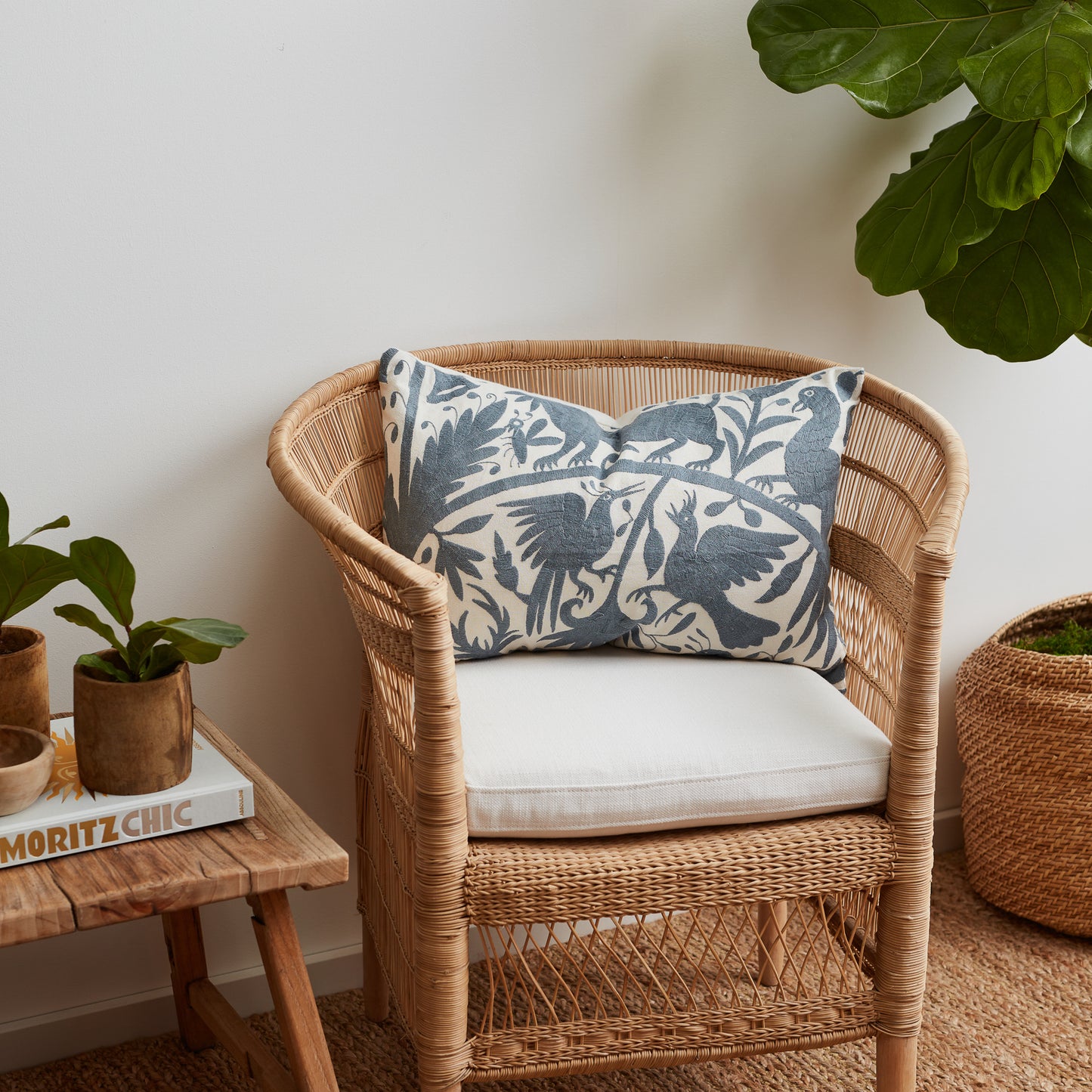 Shoreline Otomi Pillow