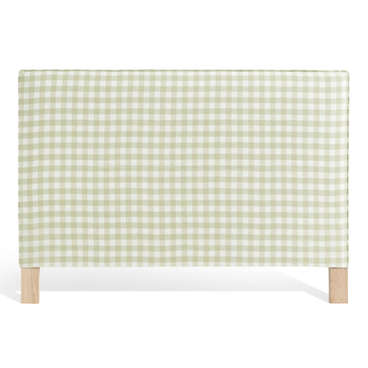 Sage Classic Gingham Slipcover