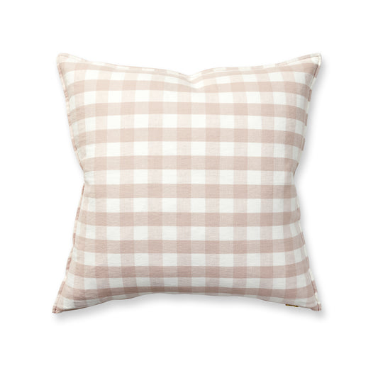 Rosé Classic Gingham Pillow