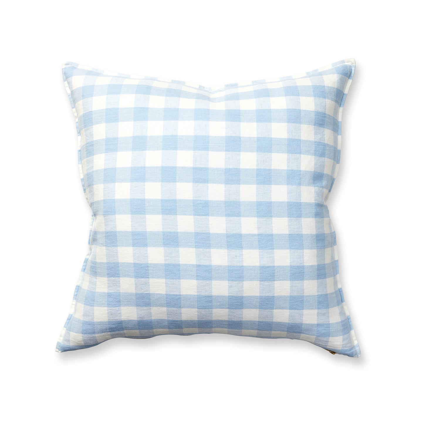 Hydrangea Classic Gingham Pillow